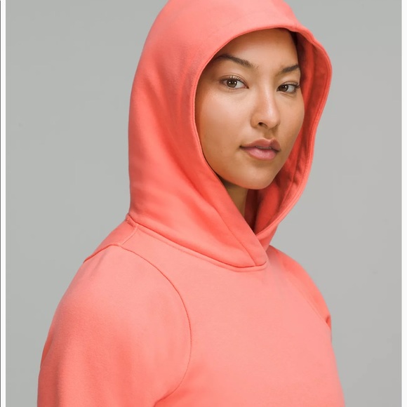 💕LULULEMON LOUNGEFUL CROPPED HOODIE/JACKET-RASPBERRY CREAM-14💕 - Picture 6 of 16